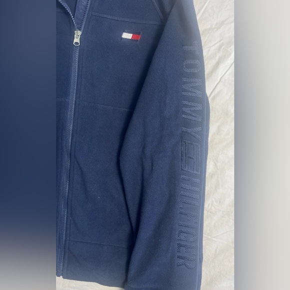 Tommy Hilfiger Sport Women's Fleece Zip Up Jacket Navy Blue Size Large NWOT - Picture 2 of 7